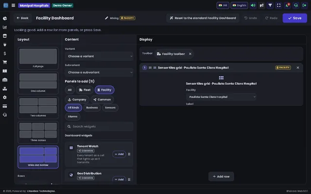 Dashboard builder