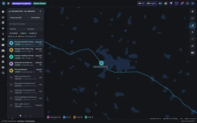Fleet dashboard