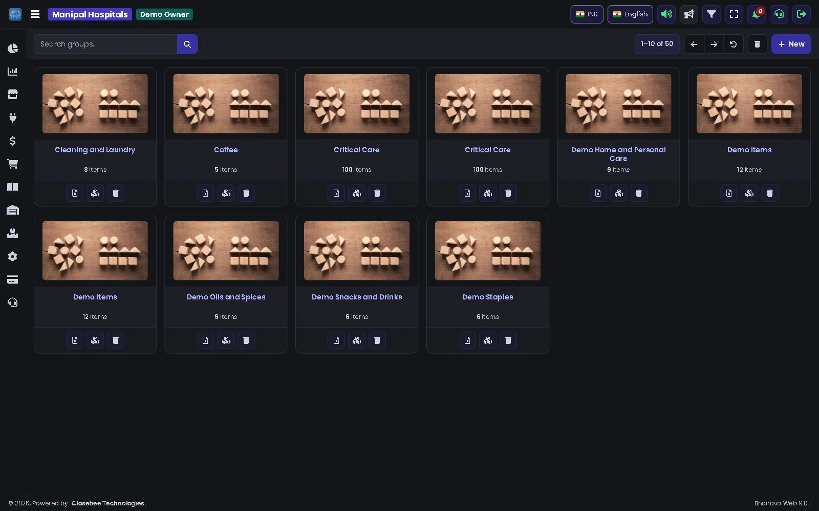 Item groups